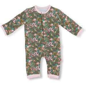 Magnetic Me Newborn Infant Baby Girl Floral "Harlow" Romper